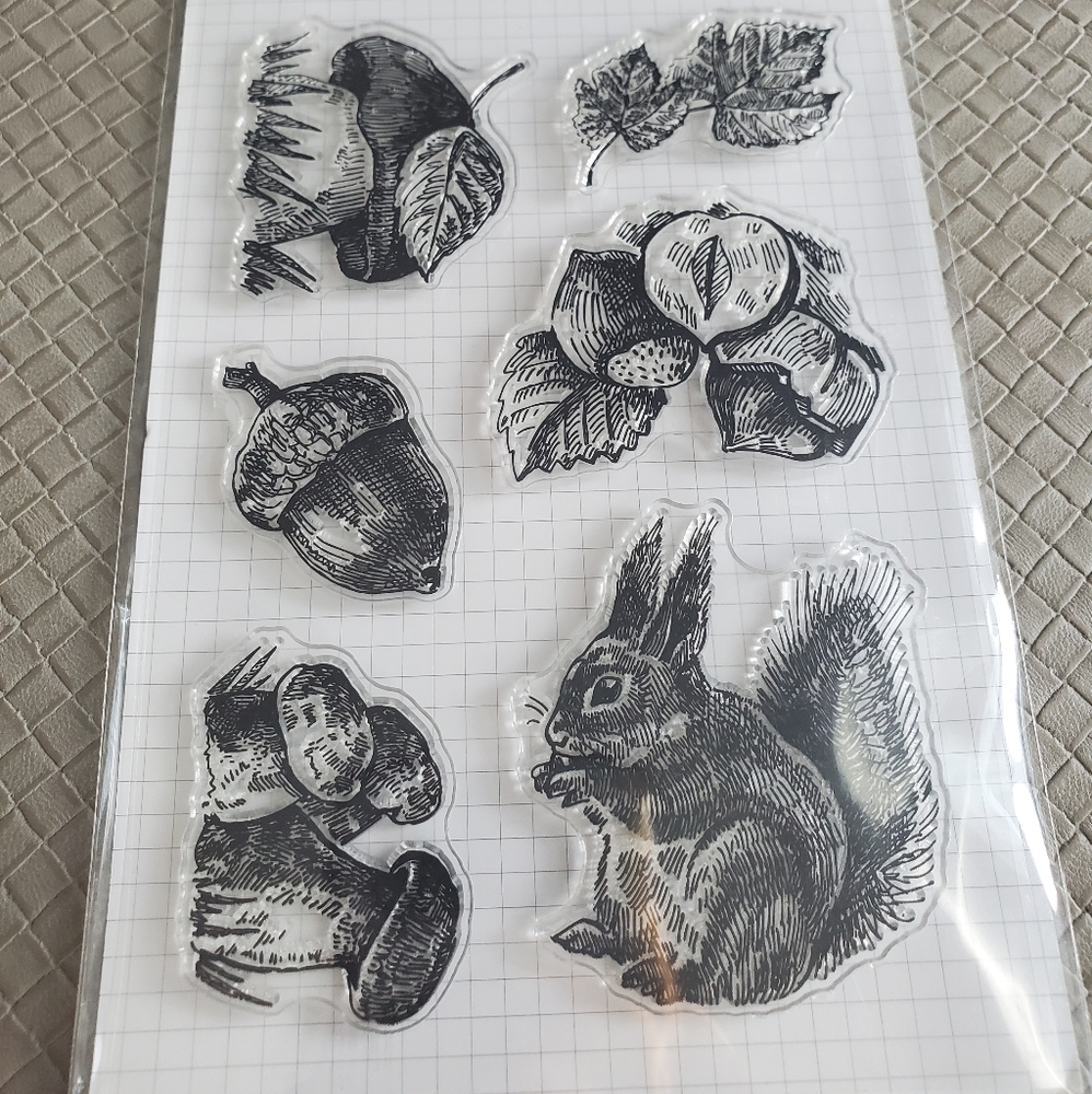 a bundle of 2 packs Transparent stamps